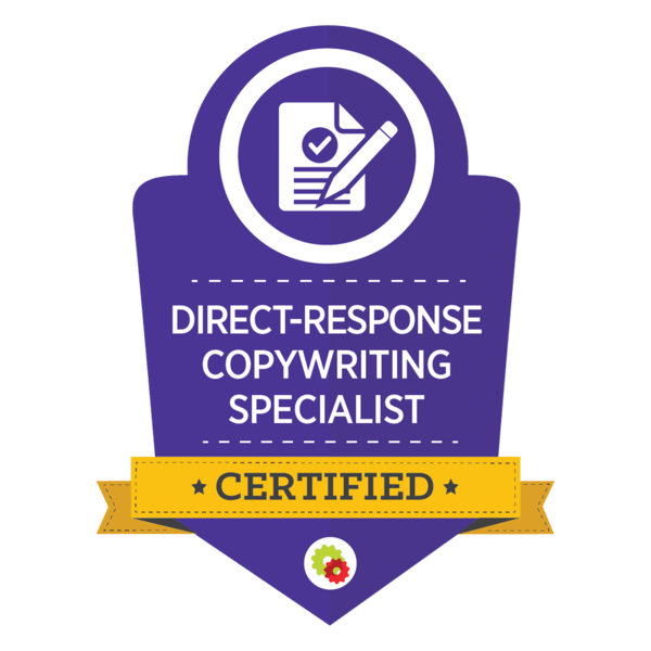 Direct-Response Copywriting Specialist Certification Badge