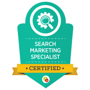 Search Marketing Specialist Certification Badge