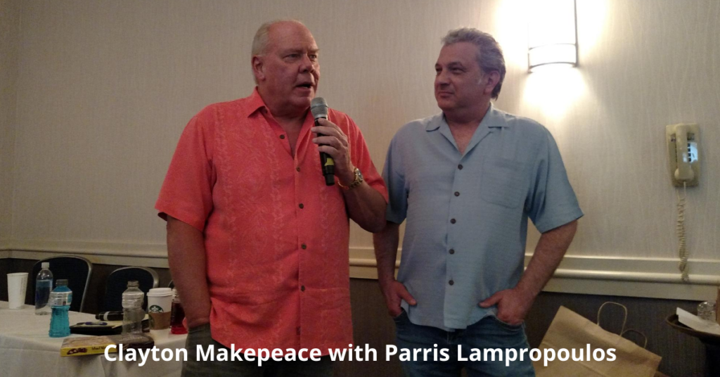 Clayton Makepeace with Parris Lampropoulos